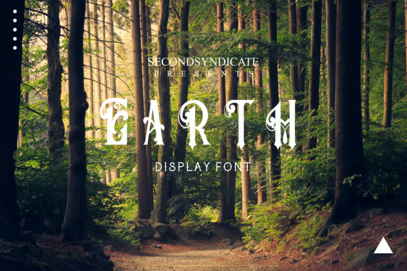EARTH - Display Font