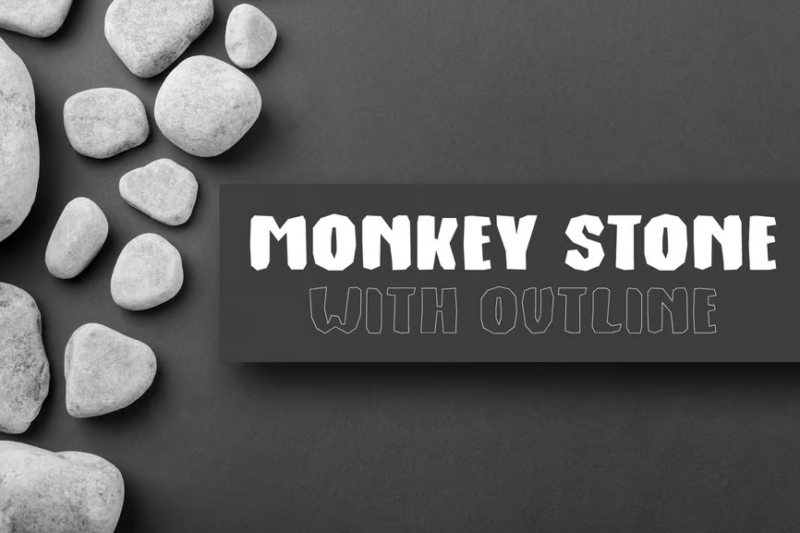 Monkey Stone - Display Font