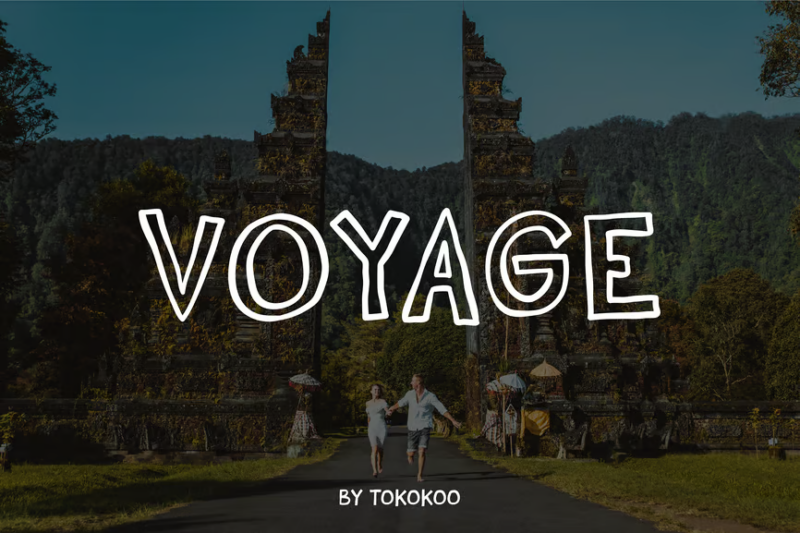 Blog Font - Voyage