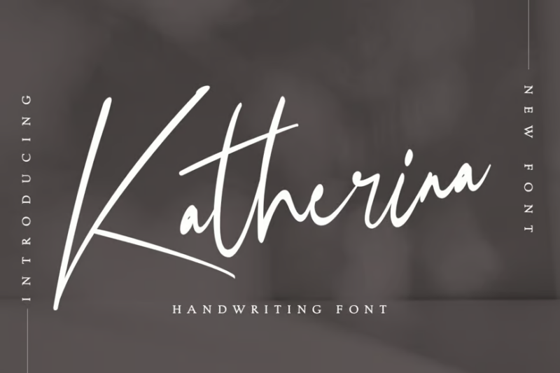 Katherina Handwriting Font