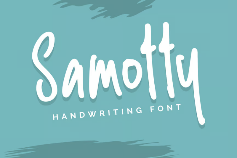 Samotty Handwriting Font