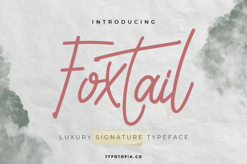 Foxtail Handwriting Font