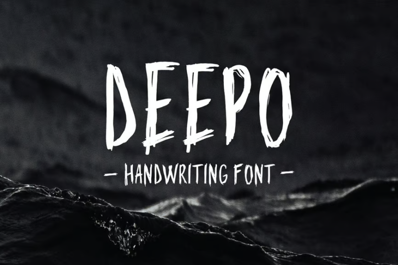 Deepo Handwriting Font