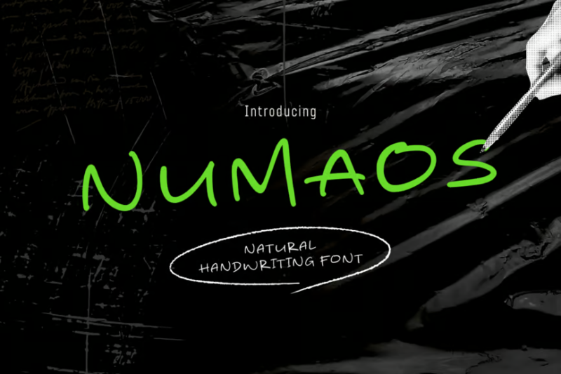 Numaos Handwriting Font