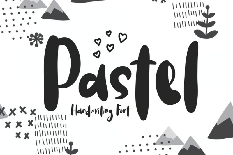 Pastel Handwriting Font