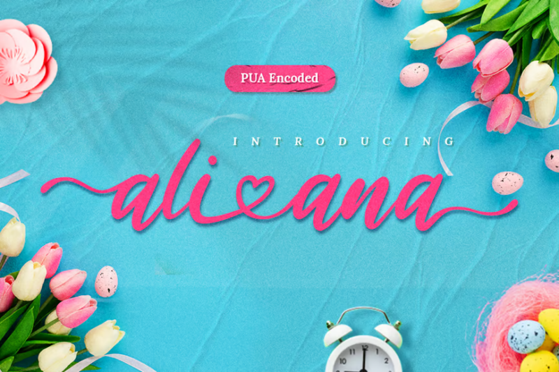 Ali Ana - Heart Lovely Font