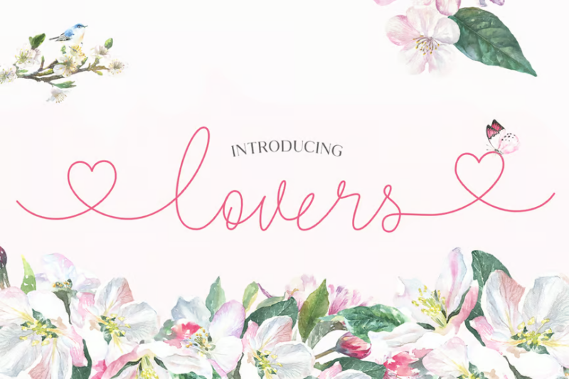 Lovers Script Font