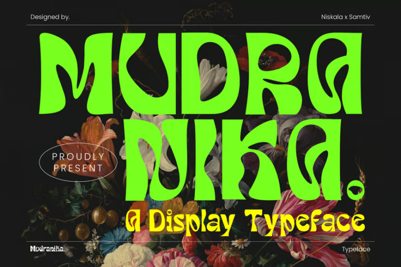 Mudranika - A Display Typeface