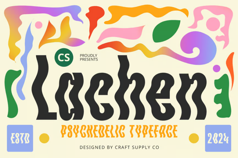 Lachen – Psychedelic Font