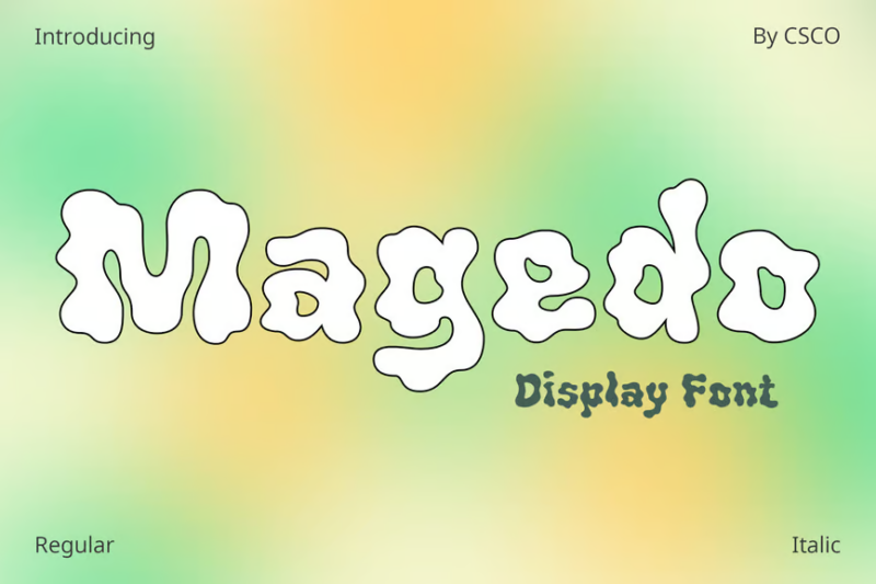 Magedo – Psychedelic Font