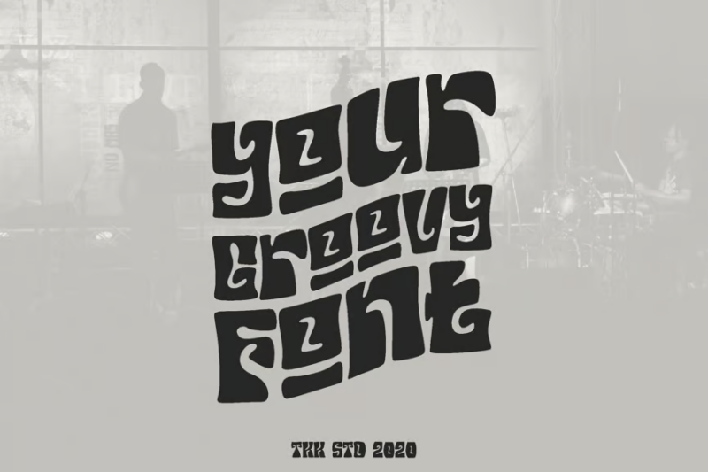 Your Groovy Font - Retro psychedelic 70s font