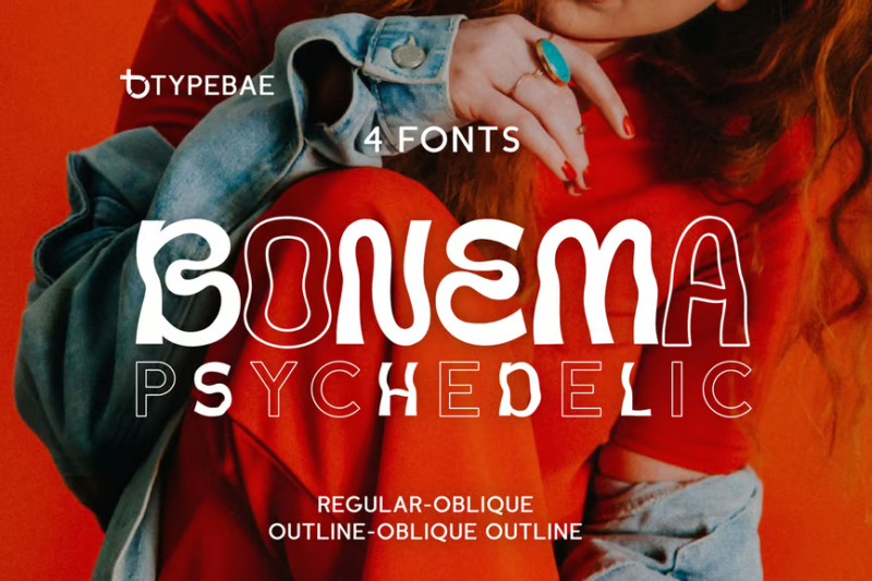 Bonema Psychedelic Font