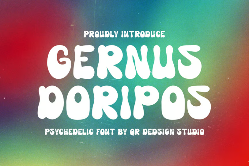 Gernus Doripos - Psychedelic Font