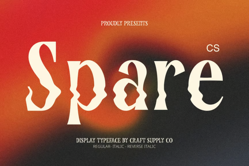 Spare – Psychedelic Font