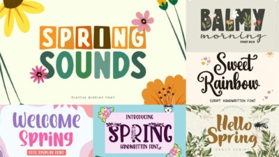 25 Spring Fonts to Make Your Designs ‘Bloom’