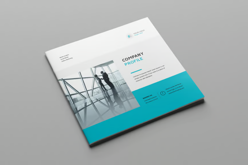 Company Profile, Print Templates ft. company & square - Envato