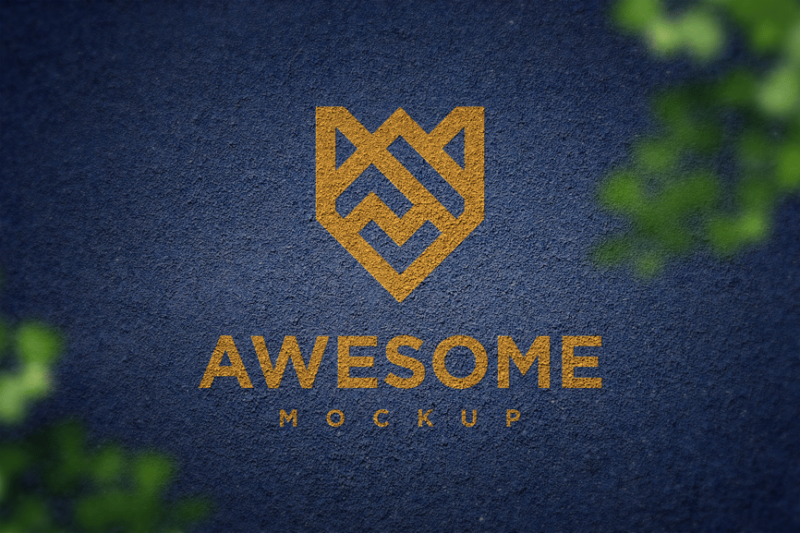 Realistic Logo Mockup Collection