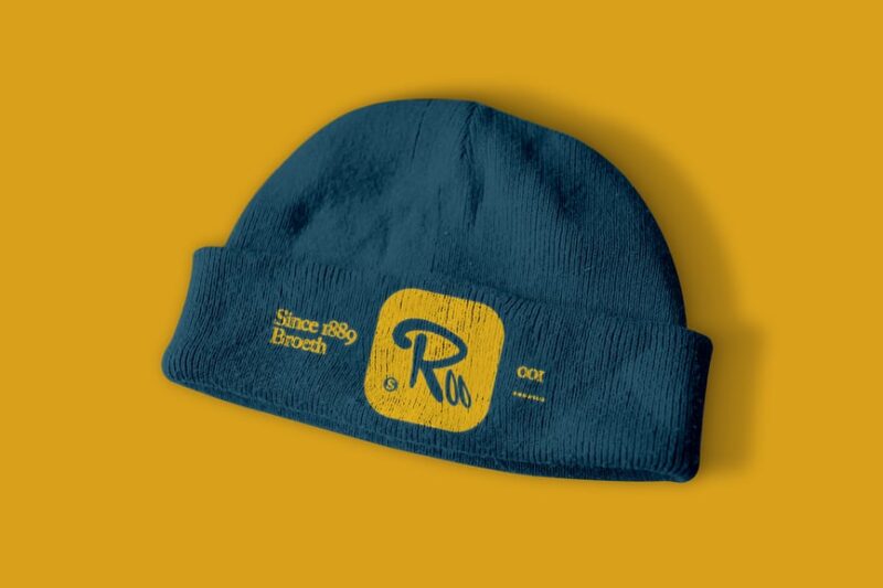 Beanie Logo Mockup