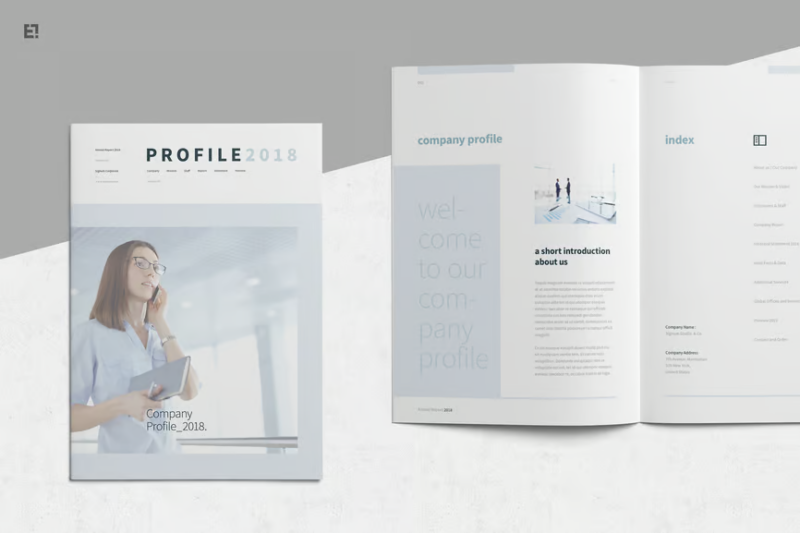 Company Profile, Print Templates ft. agency & report - Envato