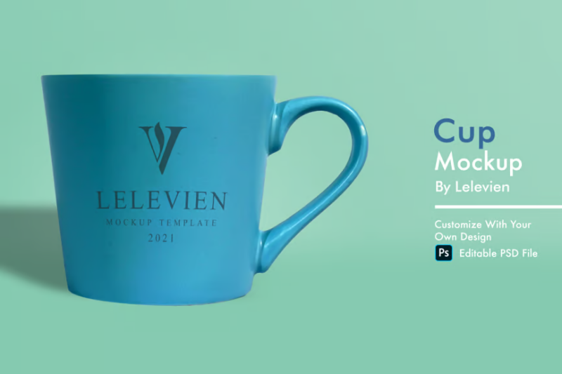 Luxury Cup Logo Mockup