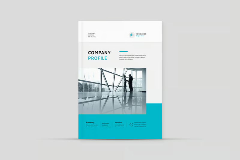 Company Profile, Print Templates ft. company & elements - Envato