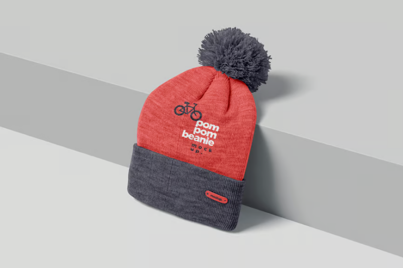 Pom Pom Beanie Mockups