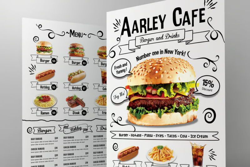 Modern Menu Flyer