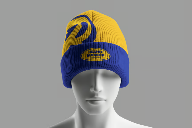 Beanie with Mannequin Mockup