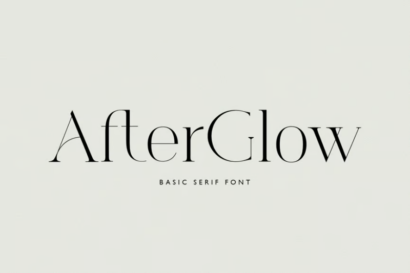 Afterglow Elegant Serif