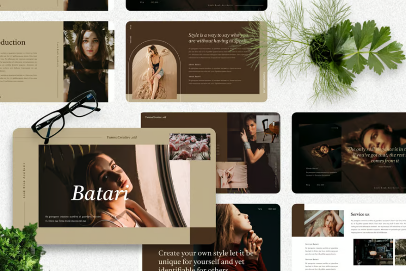 Batari - Lookbook Powerpoint Template