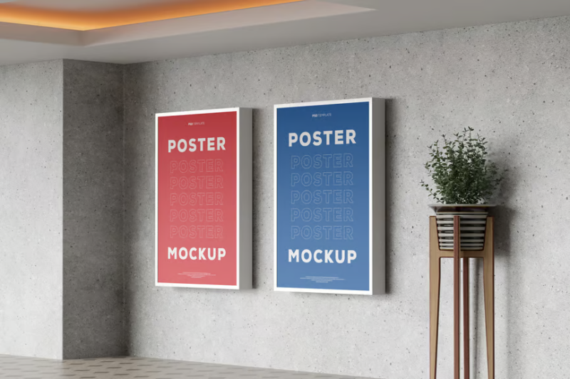 Elegant Modern Poster Mockup