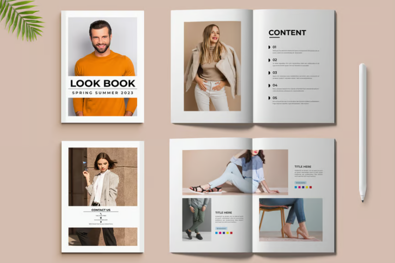 Look Book Magazine, Print Templates