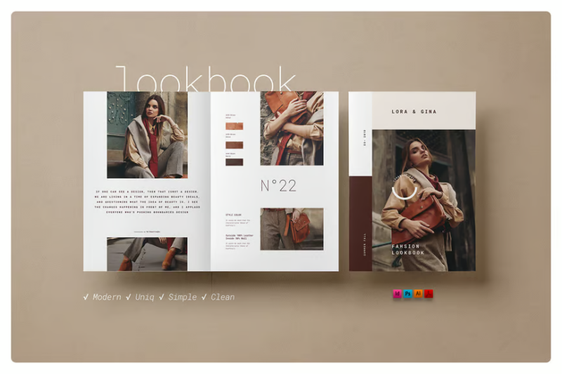 Catalog Lookbook, Print Templates