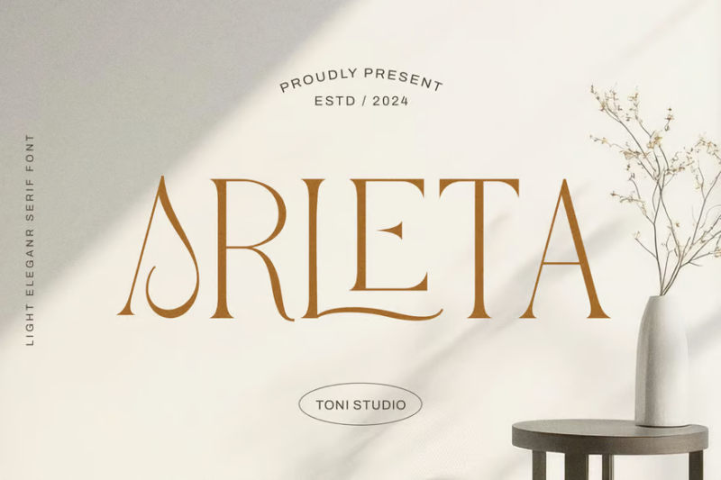 Arleta || elegant font