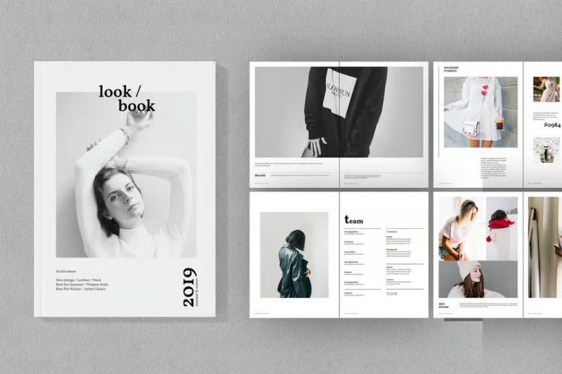 Lookbook, Print Templates