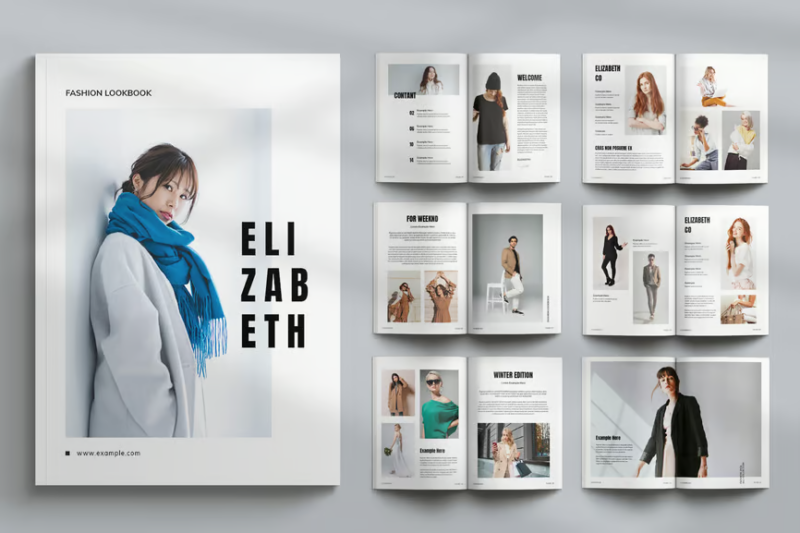 Lookbook Template, Print Templates