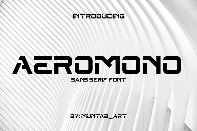 Aeromono | Modern Sans