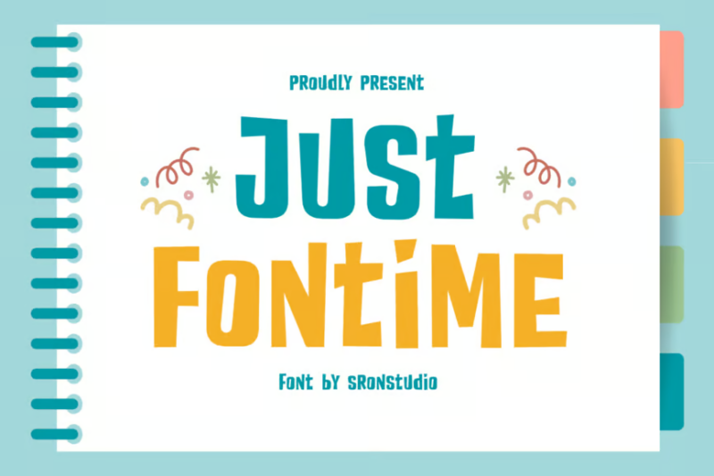 Just Fontime - Cartoon Font