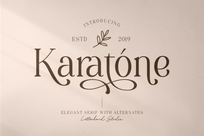 Karatone - Elegant Serif