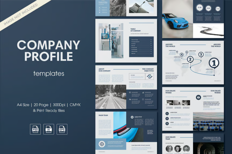 Company Profile, Print Templates ft. agency & report - Envato