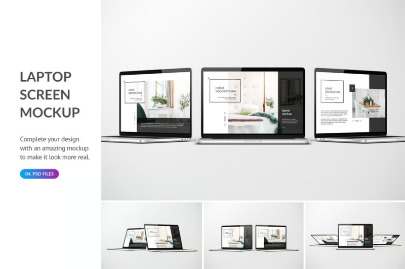 Premium Web Designer's MacBook Mockup