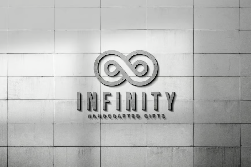 Sleek Modern Logo Mockup