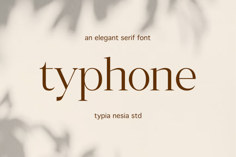 Typhone Elegant Serif