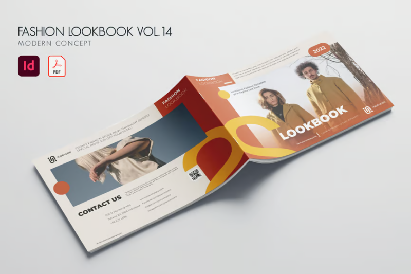 Fashion Lookbook Vol.14, Print Templates