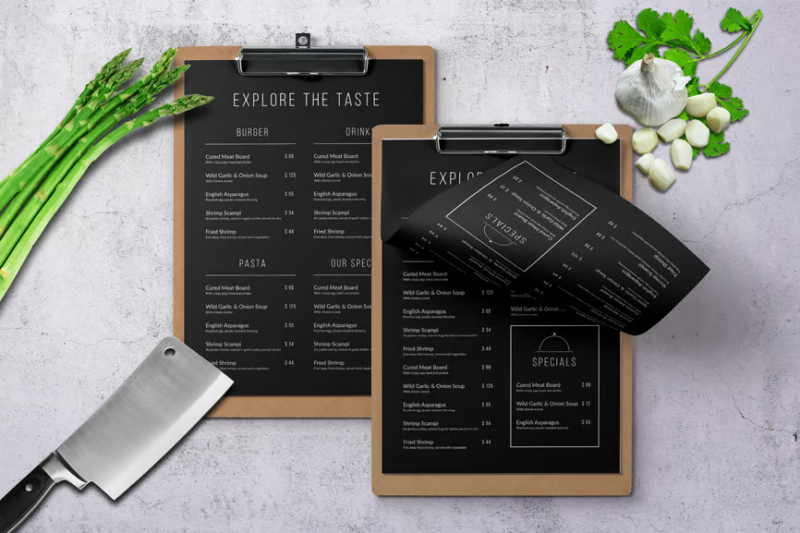 Simple VIntage Menu