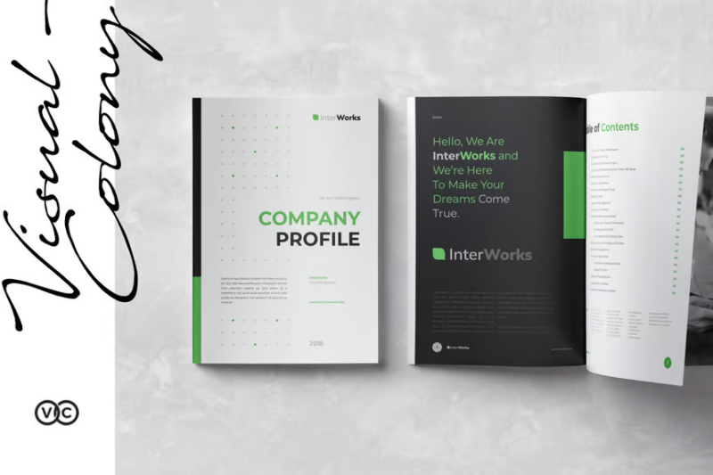 Company Profile, Print Templates ft. a4 & letter - Envato