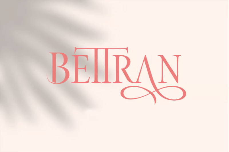 Bettran elegant typeface