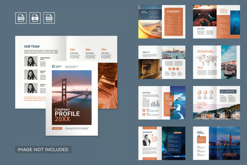 Company Profile, Print Templates ft. agency & report - Envato