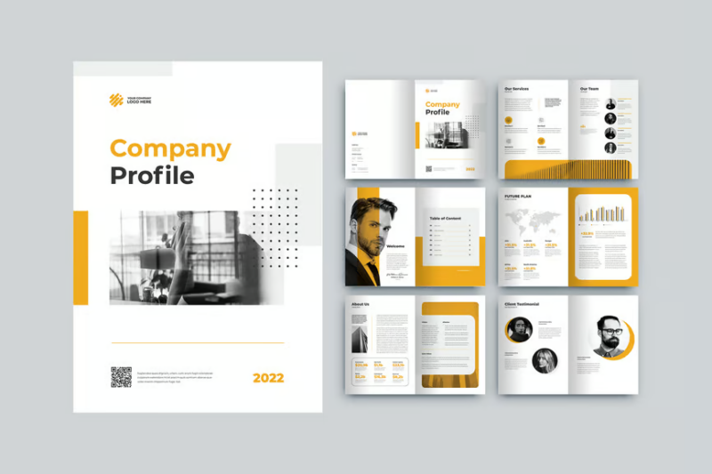 Company Profile, Print Templates ft. company & template - Envato