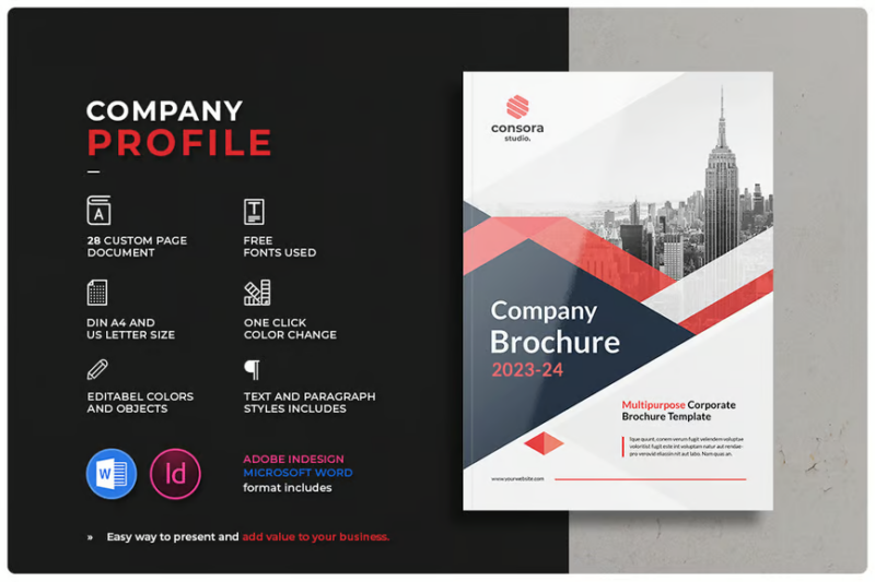 Company Profile, Print Templates ft. annual & branding - Envato